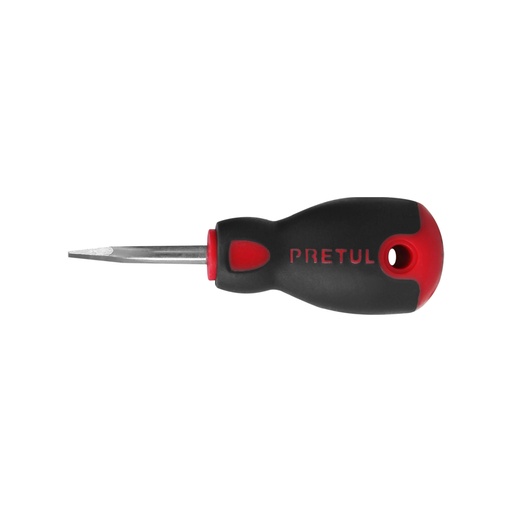 [21483] Desarmador plano 1/4' x 1-1/2'mango Comfort Grip, Pretul DR-1/4X1-1/2BP