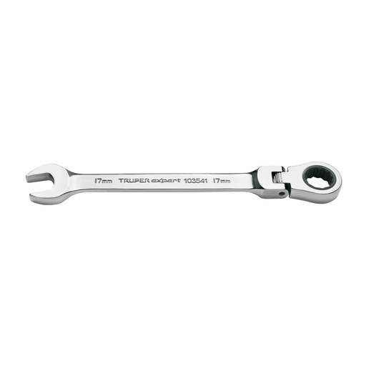 [103541] Llave combinada con matraca 17 mm flexible, Expert LL-2017MXF