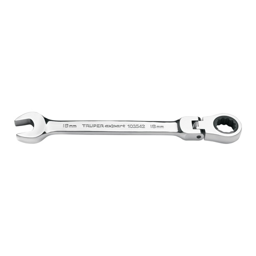 [103542] Llave combinada con matraca 18 mm flexible, Expert LL-2018MXF