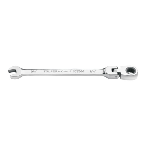 [103544] Llave combinada con matraca 1/4' flexible, Expert LL-2008XF