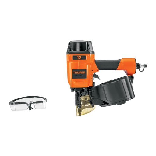 [103722] Clavadora neumática para clavo en rollo, 70mm, TRUPER CLNE-70