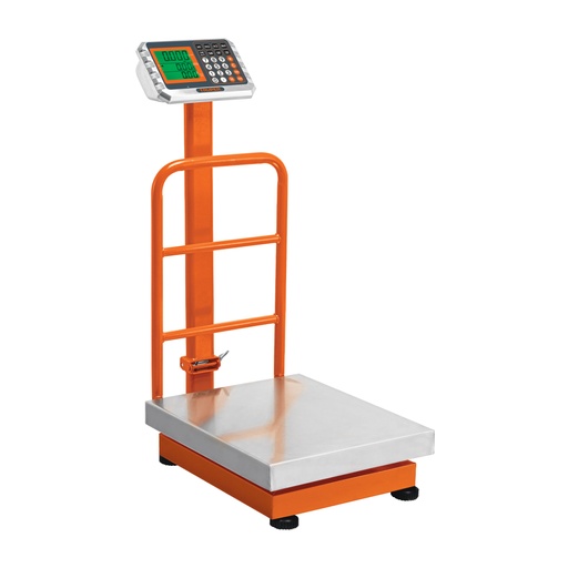 [103771] Báscula electrónica de plataforma, 200 kg, inoxidable TRUPER BAS-200PLI
