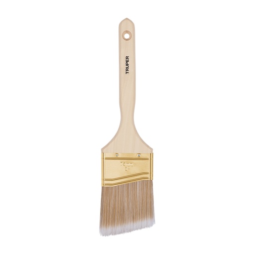 [13341] Brocha cerdas sintéticas 3' corte angular, mango de madera BRT-3AS