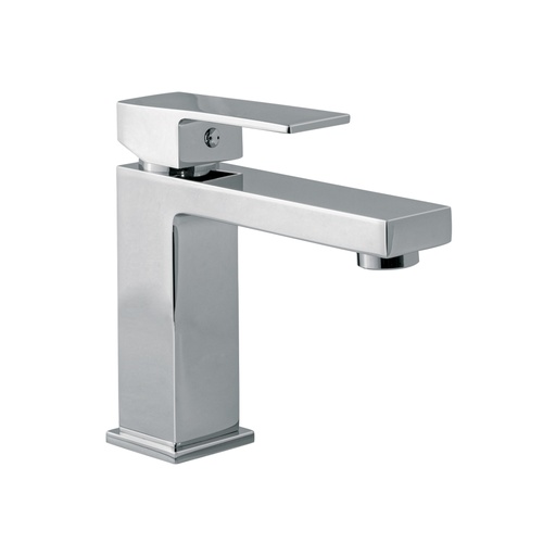 [44066] Monomando corto para lavabo, cromo, FOSET KUBO KUM-45