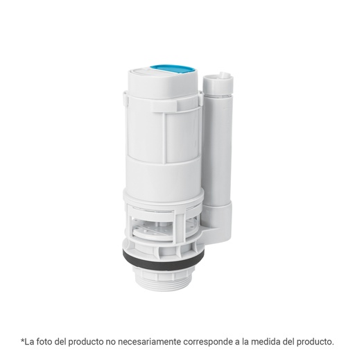 [44167] Válvula de descarga dual p/WC de 2 pcs, 2' c/empaque y botón VW-211K