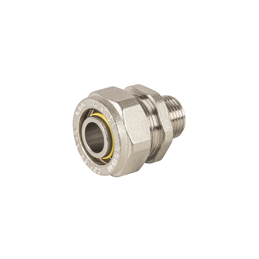 [44852] Conector para PEALPE, 1/2x3/8', con rosca macho, FOSET PPG-1238NM