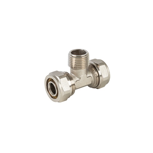 [44854] Tee macho para PEALPE, 3/8x1/2x3/8', FOSET PPG-3812TM