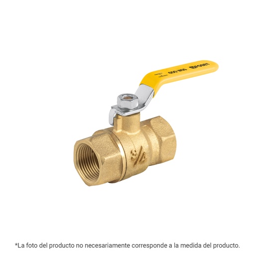 [45299] Válvula de esfera para gas, roscable, 1', alta presión ESRO-1XA