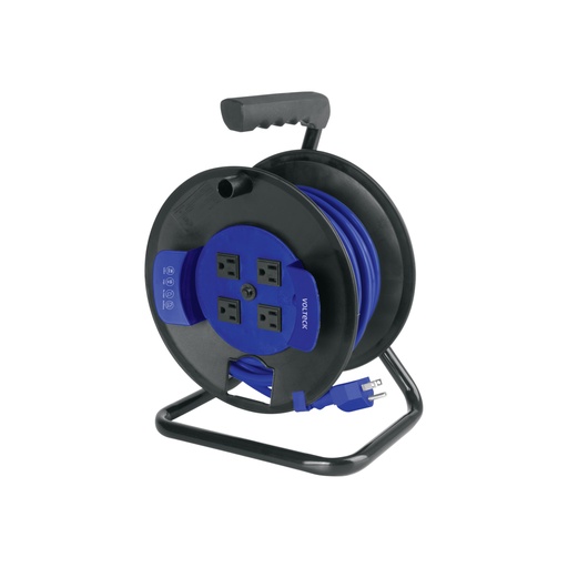 [45363] Extensión reforzada 3x16 AWG, 15 metros en carrete, VOLTECK ERA-15X16C