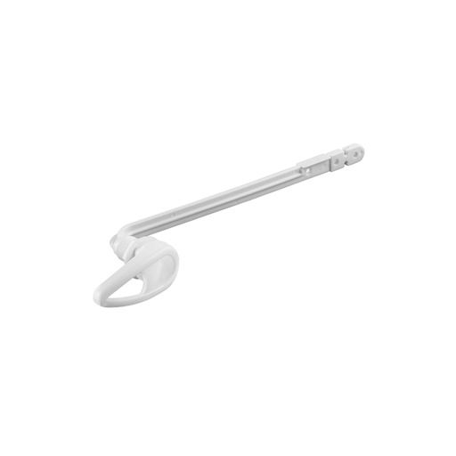 [45397] Palanca frontal plástica blanca para WC, FOSET PW-017