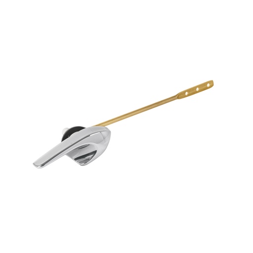 [45398] Palanca frontal metálica cromada robusta para WC, FOSET PW-027
