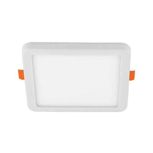 [45670] Luminario LED empotrable ajustable 8 W, cuadrado, luz de día EMP-801L
