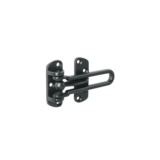 [45678] Pasador abatible para puerta, acabado negro, HERMEX PAAB-6