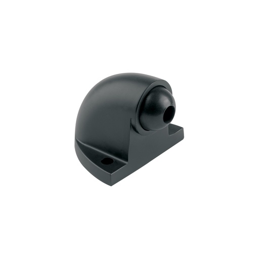[45680] Tope metálico para puerta, tipo codo, negro, HERMEX TOCO-6