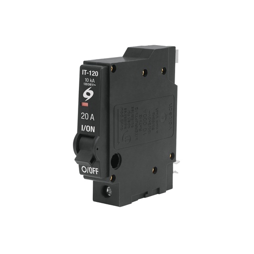 [45872] Interruptor de 1 polo 20A, enchufable, a granel, VOLTECK IT-120G