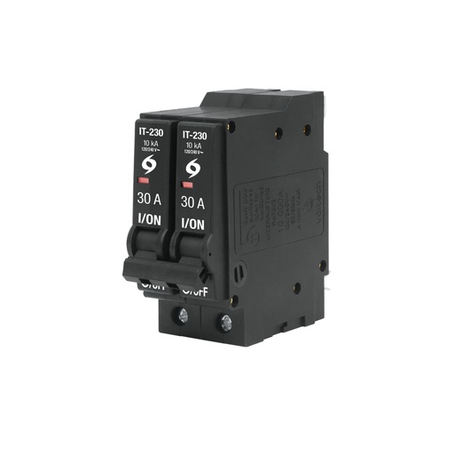 [45878] Interruptor de 2 polos 30A, enchufable, a granel, VOLTECK IT-230G