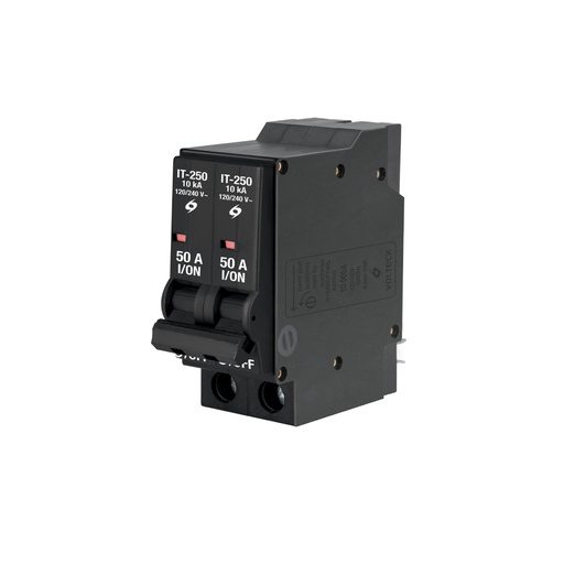 [45880] Interruptor de 2 polos 50A, enchufable, a granel, VOLTECK IT-250G