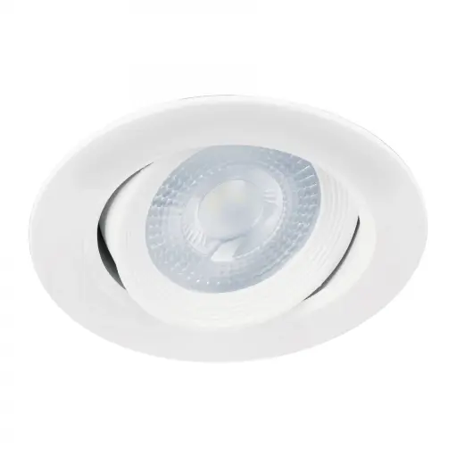 [46944] Luminario de LED 5 W empotrar redondo blanco spot dirigible EMP-109L