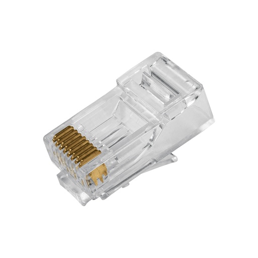 [49469] Plug RJ45 CAT6, Bolsa con 20 piezas, VOLTECK CBR-6P
