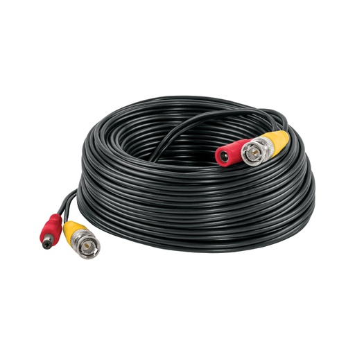 [49789] Cable Video y Energía Tipo Siamés CCTV, 20 metros, Volteck CTV-20CS