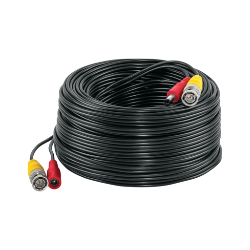 [49792] Cable Video y Energía Tipo Siamés CCTV, 30 metros, Volteck CTV-30CS