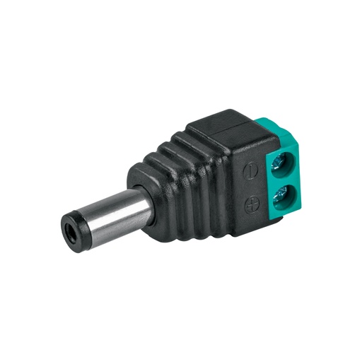 [49794] Conector de energía para CCTV tipo macho, Volteck CTV-1M