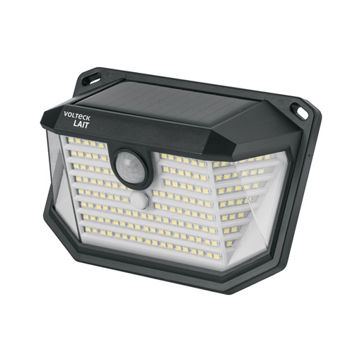 [49827] Luminario Solar LED 3 W con sensor de movimiento, VOLTECK ARB-821L