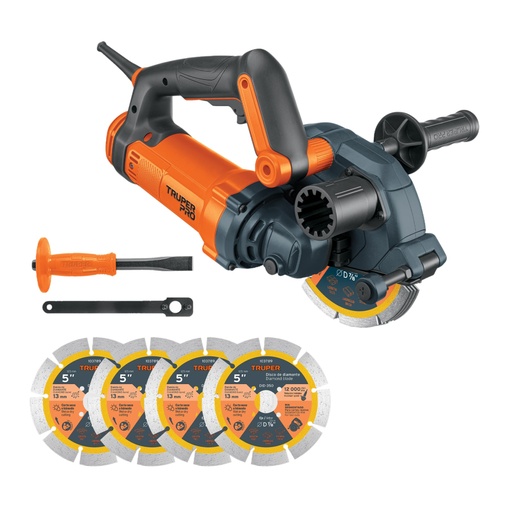 [103474] Sierra ranuradora de concreto, 5', 1400 W, TRUPER PRO SIRC-5