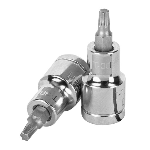 [13436] Dado punta torx T-30, cuadro 1/2', Truper D-543930-W