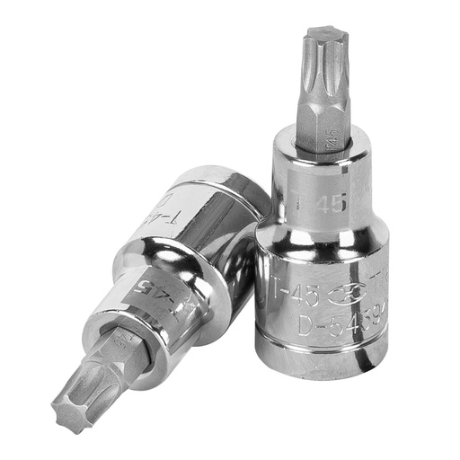 [13438] Dado punta torx T-45, cuadro 1/2', Truper D-543945-W