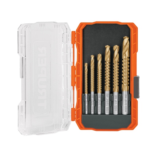 [103924] Juego de 6 brocas helicoidales con sierra, TRUPER JBMS-6