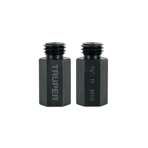 [103960] Adaptadores para pulidoras M14 a 5/8', 2 piezas, TRUPER ADP-M14