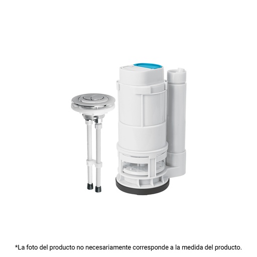 [44158] Válvula de descarga dual para EC One-Piece de 3' con botón VW-210K