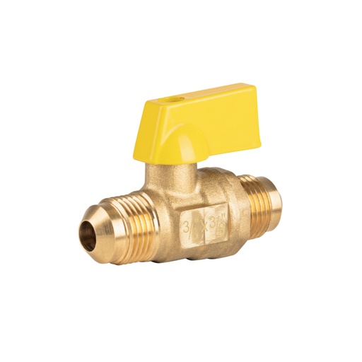 [44816] Válvula de control de latón p/gas, 3/8x3/8' Flare, FOSET VG-554-F