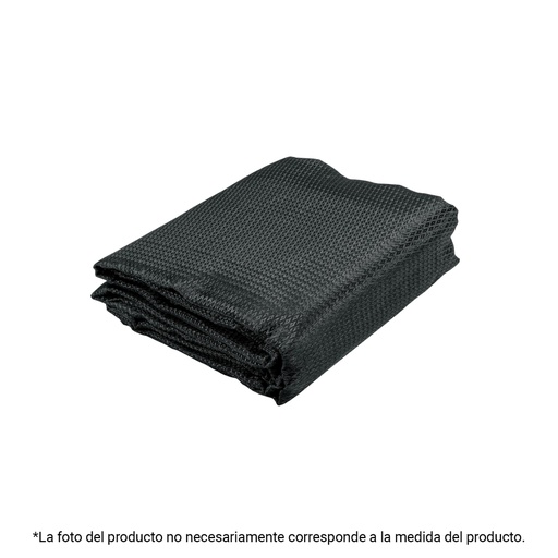 [45846] Toldo negro de 6 m de polietileno 80% sombra, ancho 3.60 m TOSO-806