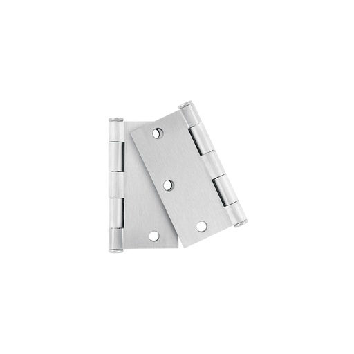 [49598] Bolsa c/2 bisagras cuadradas 3-1/2', plana, satinado, HERMEX BC-353PB