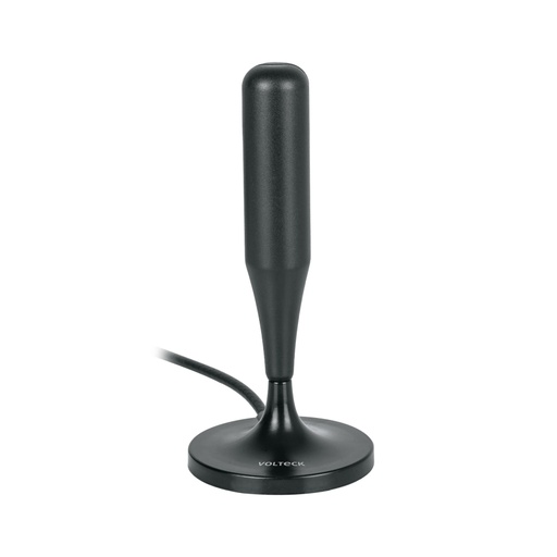 [49775] Antena interior para TV HD, base magnética, 26 dB VOLTECK ANIN-24