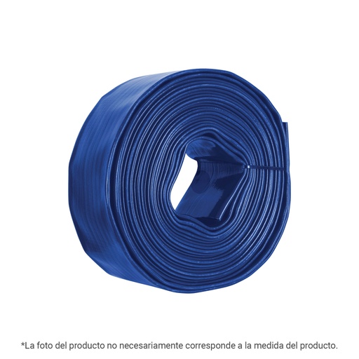 [103562] Rollo de manguera plana de 1'x100m de descarga p/motobomba M110D