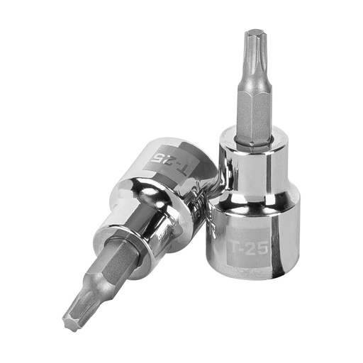 [13571] Dado punta torx T-25, cuadro 3/8', Truper D-523925-W