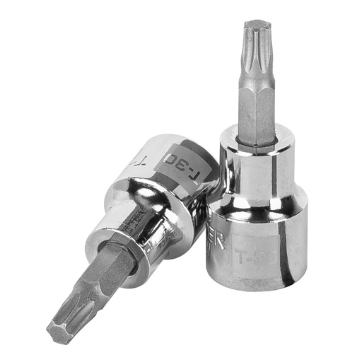 [13573] Dado punta torx T-30, cuadro 3/8', Truper D-523930-W