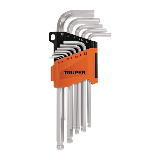 [13646] Juego 13 llaves allen largas mm punta bola con organizador ALLX-13M