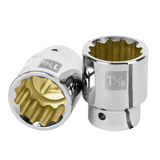 [13859] Dado de 1-5/16', 12 puntas, cuadro 3/4', Truper D-3442