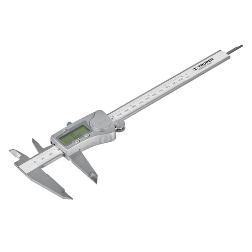 [14388] Calibrador vernier digital 6', acero inox, std y mm, TRUPER CALDI-6MP