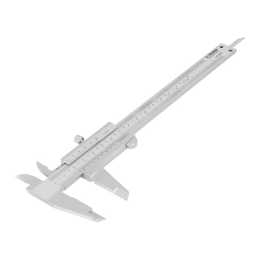 [14394] Calibrador vernier analógico 6', acero inox, std y mm,TRUPER CAL-6MP