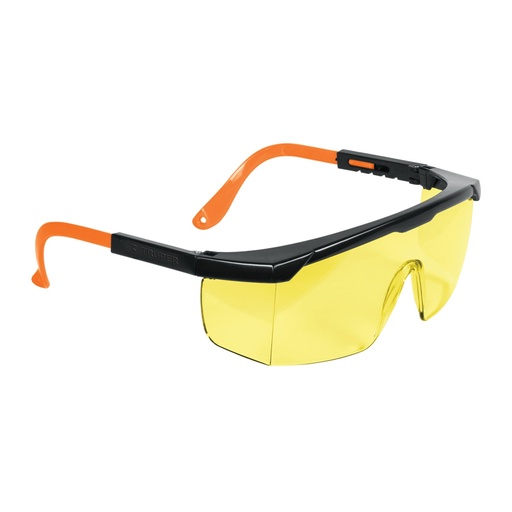 [15137] Lentes de seguridad ajustables ambar, Truper Classic LEN-2000A