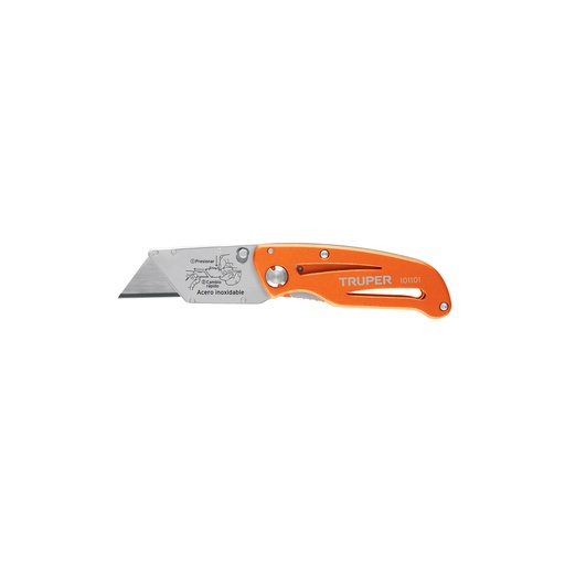 [101101] Navaja abatible 6' cuerpo de aluminio y acero inox, Truper NV-6X