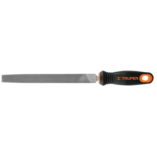 [15311] Lima plana bastarda 8' con mango doble inyección, TRUPER LPB-8T