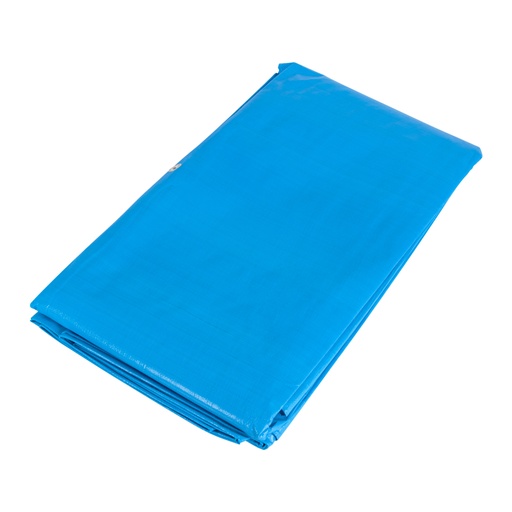 [15372] Lona de polietileno reforzada 4 x 5 m, azul, 180g/m2, TRUPER LT-45Z