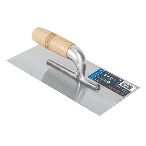 [15406] Llana 11' canto recto, 6 remaches, mgo madera, Truper LLM-6L