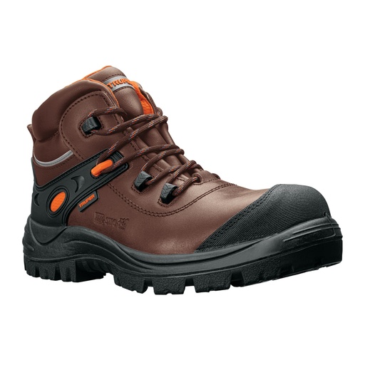 [15472] Bota de seguridad café, #26 dieléctrica antifatiga, Truper ZC-426C